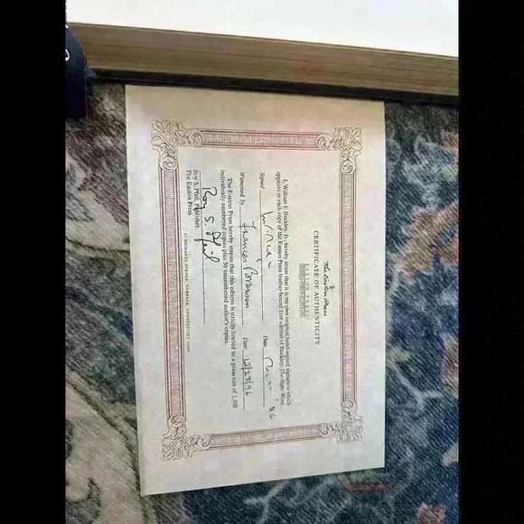 BUCKLEY: THE RIGHT WORD - William F. Buckley Jr. - SIGNED Easton Press W/ COA - Picture 12 of 12